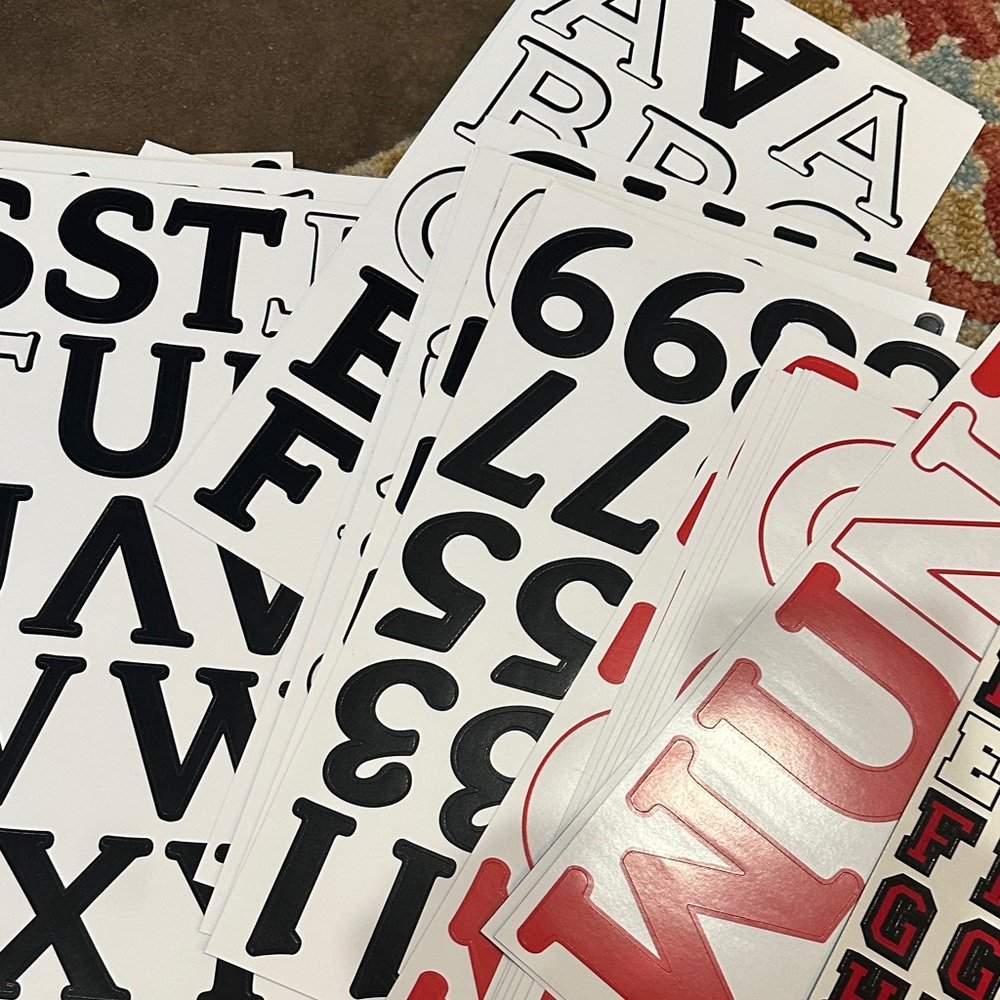 Colorful Alphabet and miscellaneous Sticker Set - Picture 13 of 16